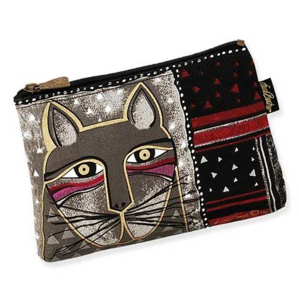 Laurel Burch Cosmetic Bag Whiskered Cat NEW